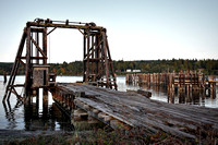An old ferry boat station at Port Gamble.