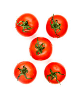 five tomatoes
