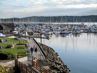 Looking out from the Poulsbo boardwalk.