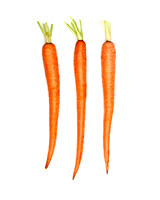 three carrots
